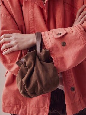 NWT Free People Suki Mini Tote- Espresso